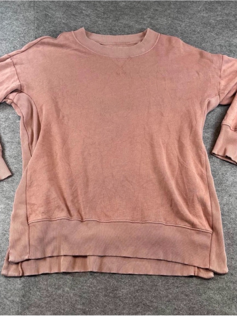 Aerie Crewneck Pullover Sweatshirt - Dusty Rose